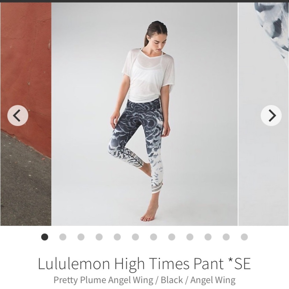 Lululemon pretty plume high times pant